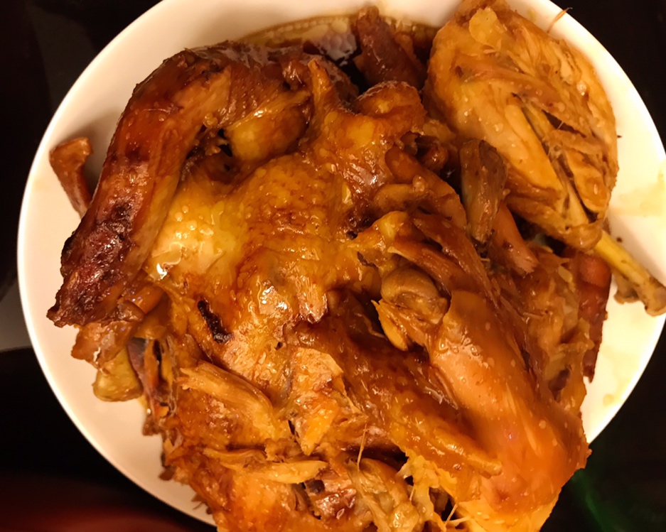 电饭煲焗三黄鸡