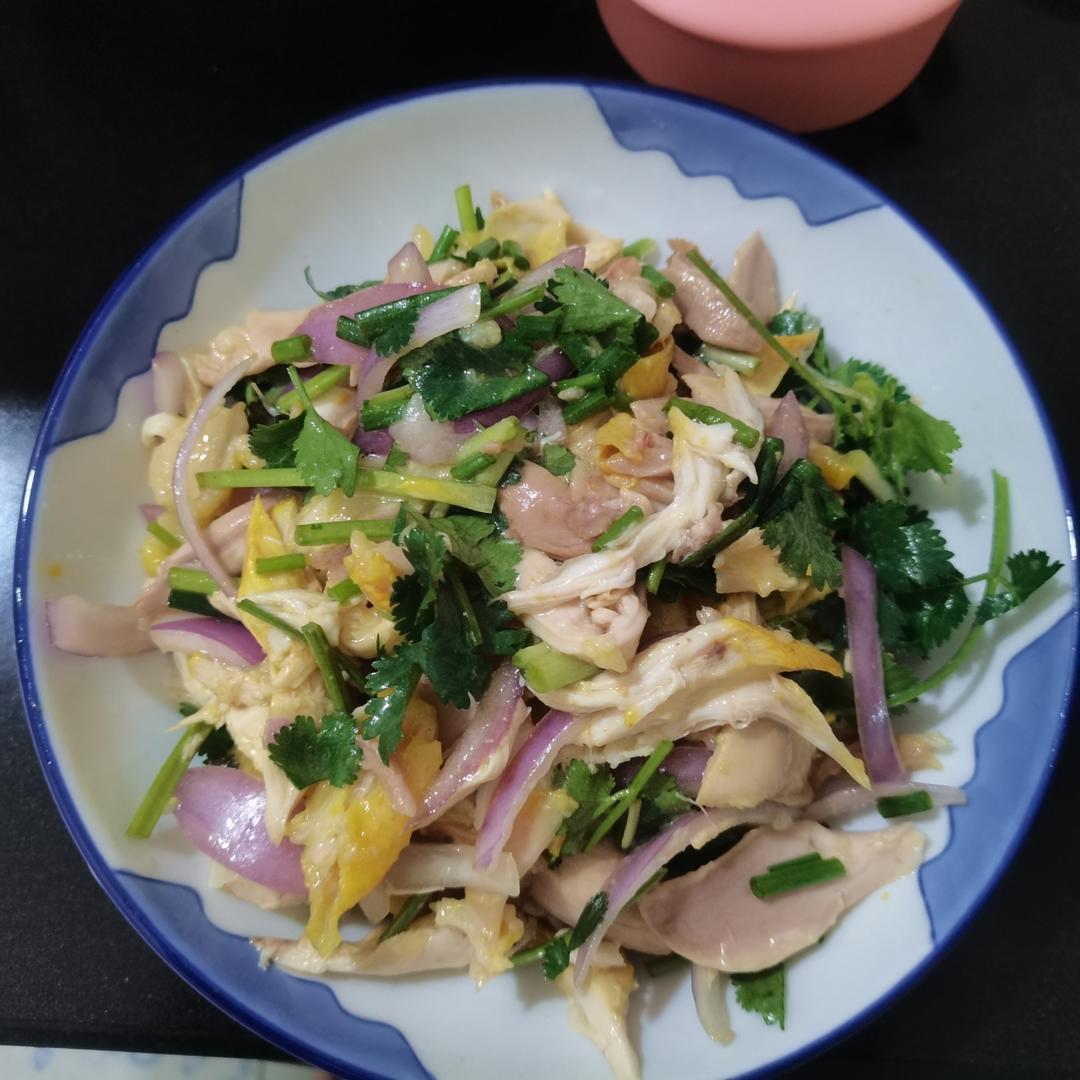 盐焗手撕鸡（易做好吃）