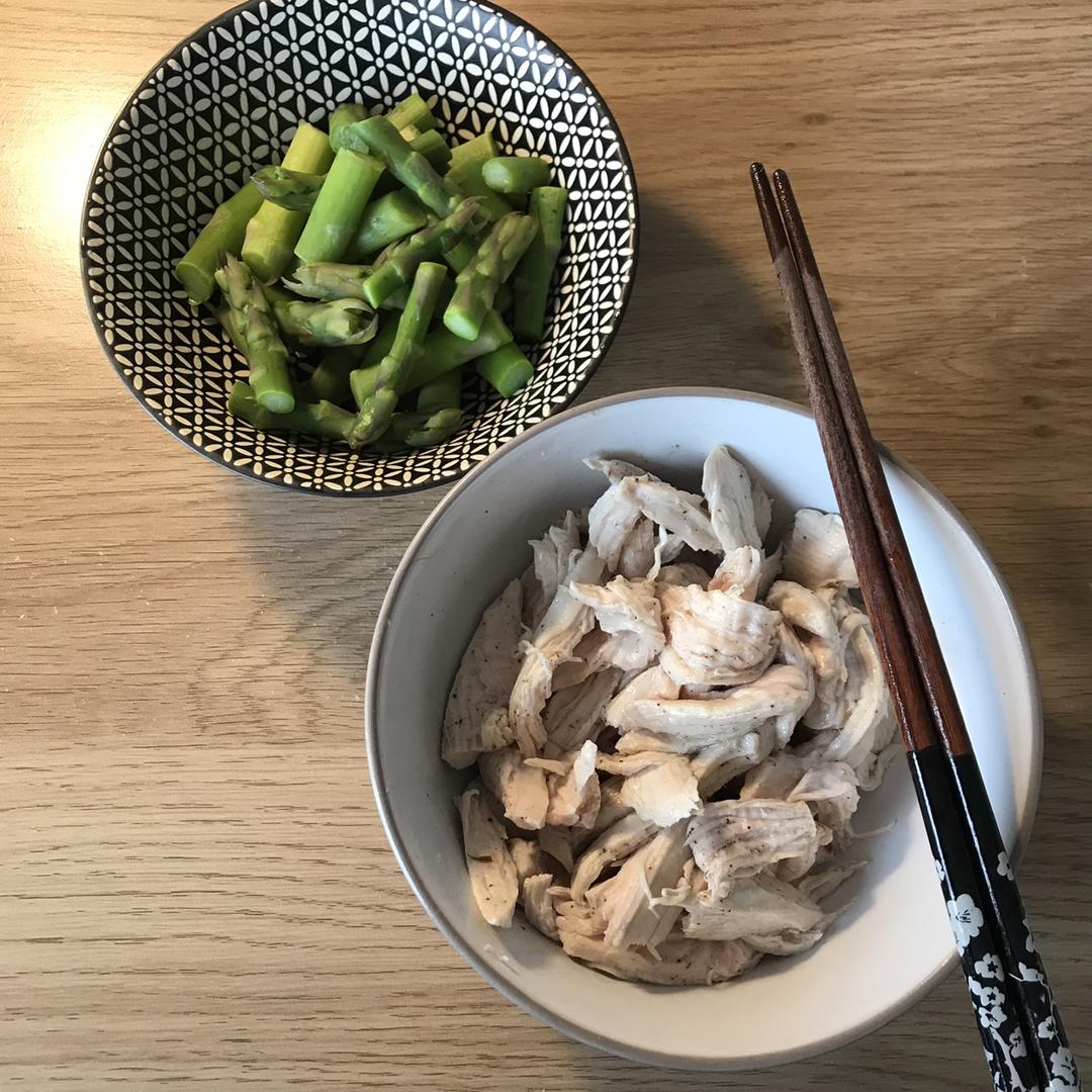 快手鸡胸，无油水煮版