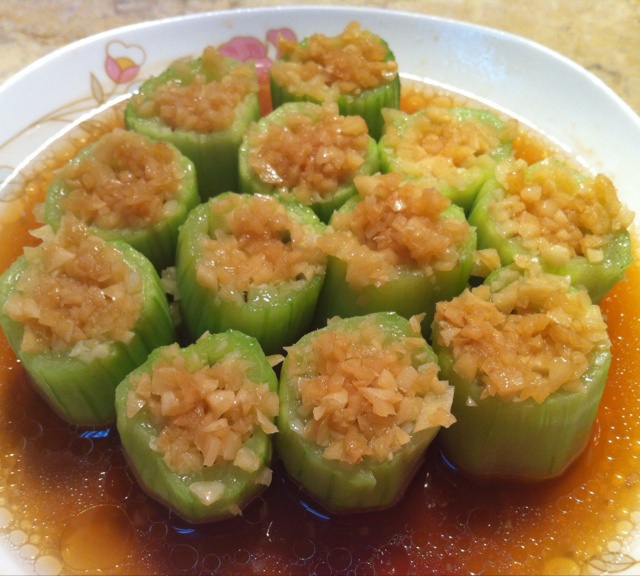 蒜蓉蒸丝瓜