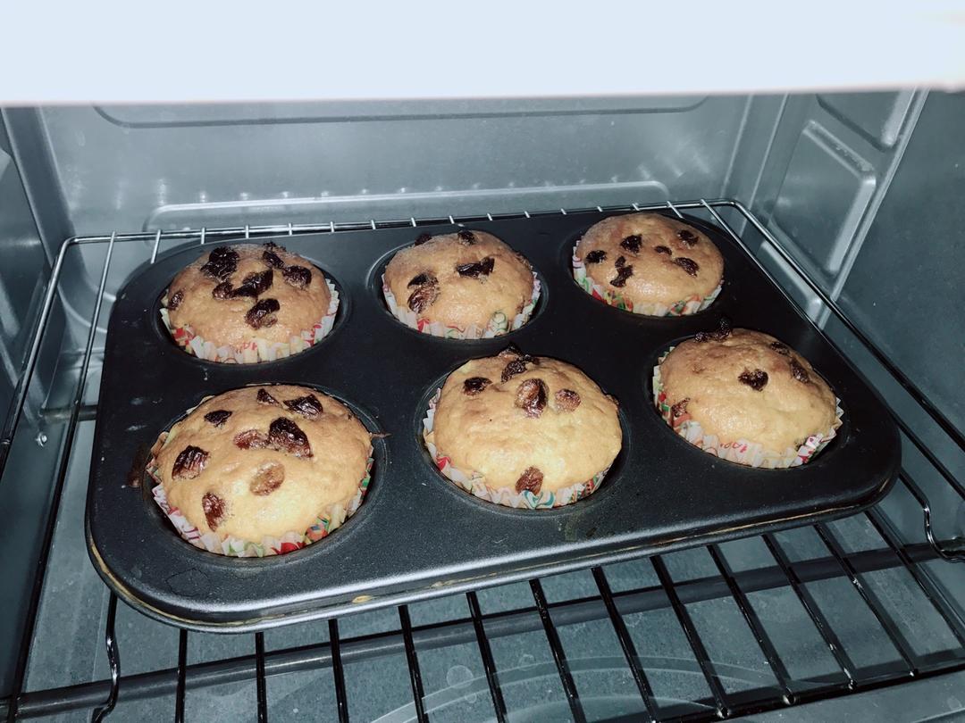 少女心的香蕉蔓越莓玛芬