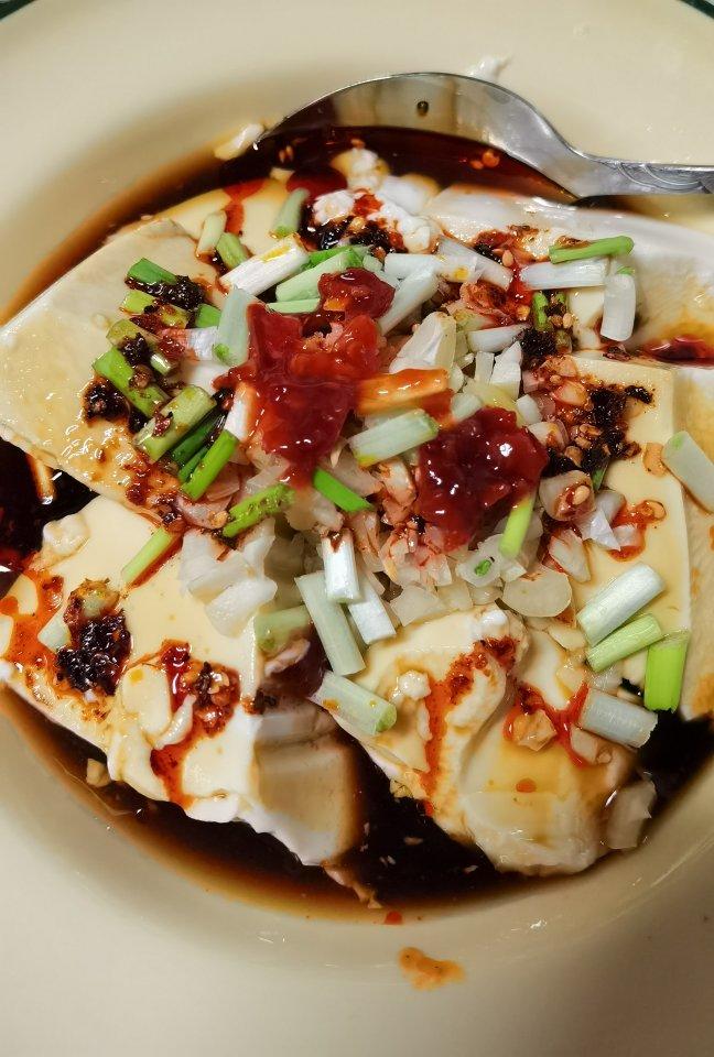 香辣内酯豆腐｜微波炉版