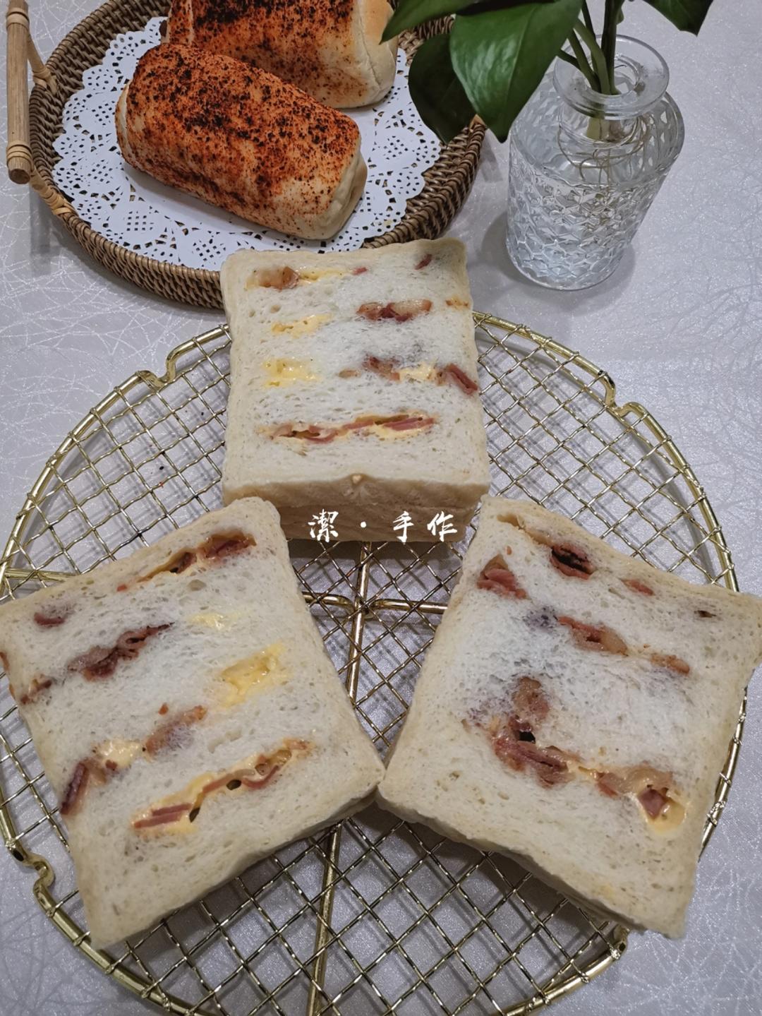 纯奶手撕吐司的做法 步骤1