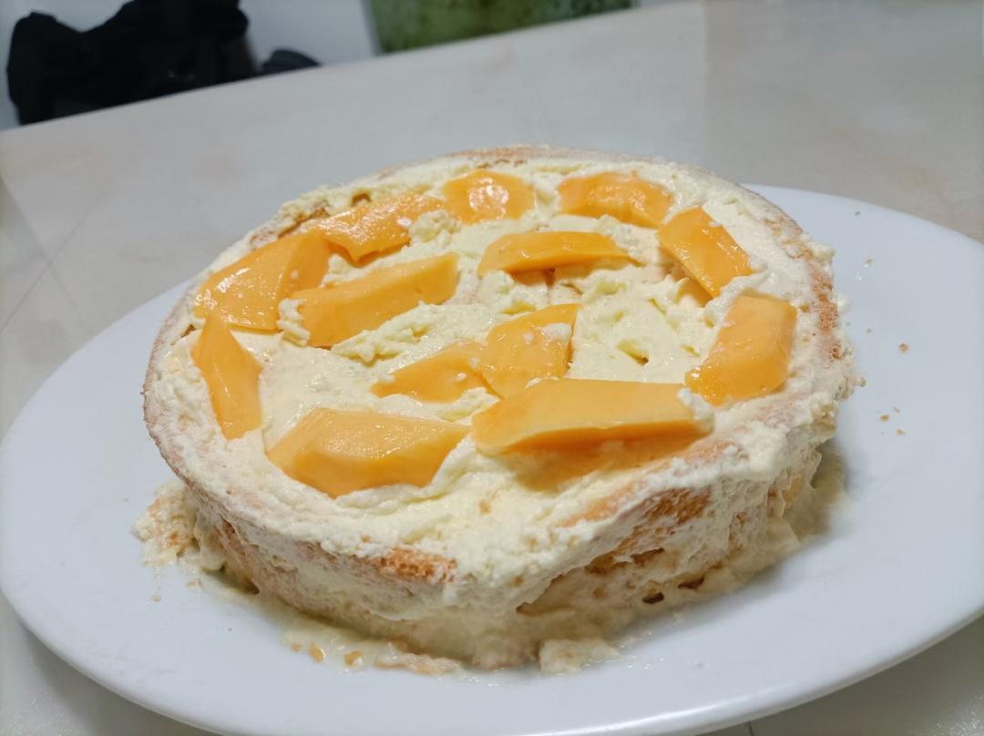 超级简单的味多美同款生日蛋糕（6寸），新手也能高度还原