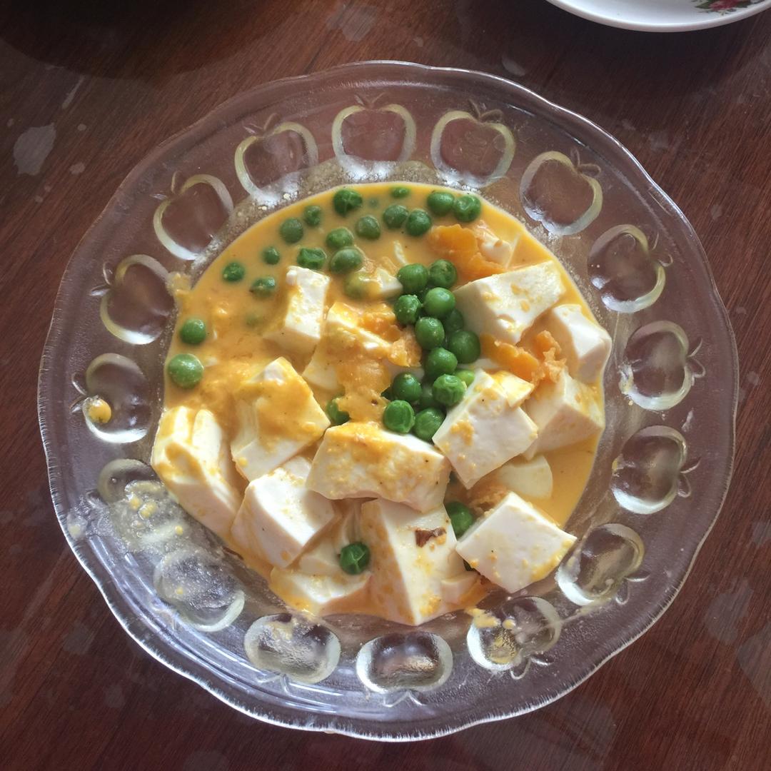 咸蛋黄豆腐