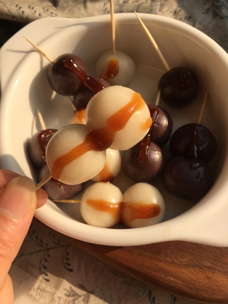 yeelina做的酱油团子(御手洗団子)