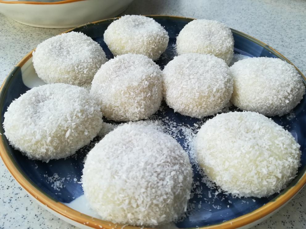 花生芝麻糯米糍《最省时最简单，微波炉版》的做法 步骤6