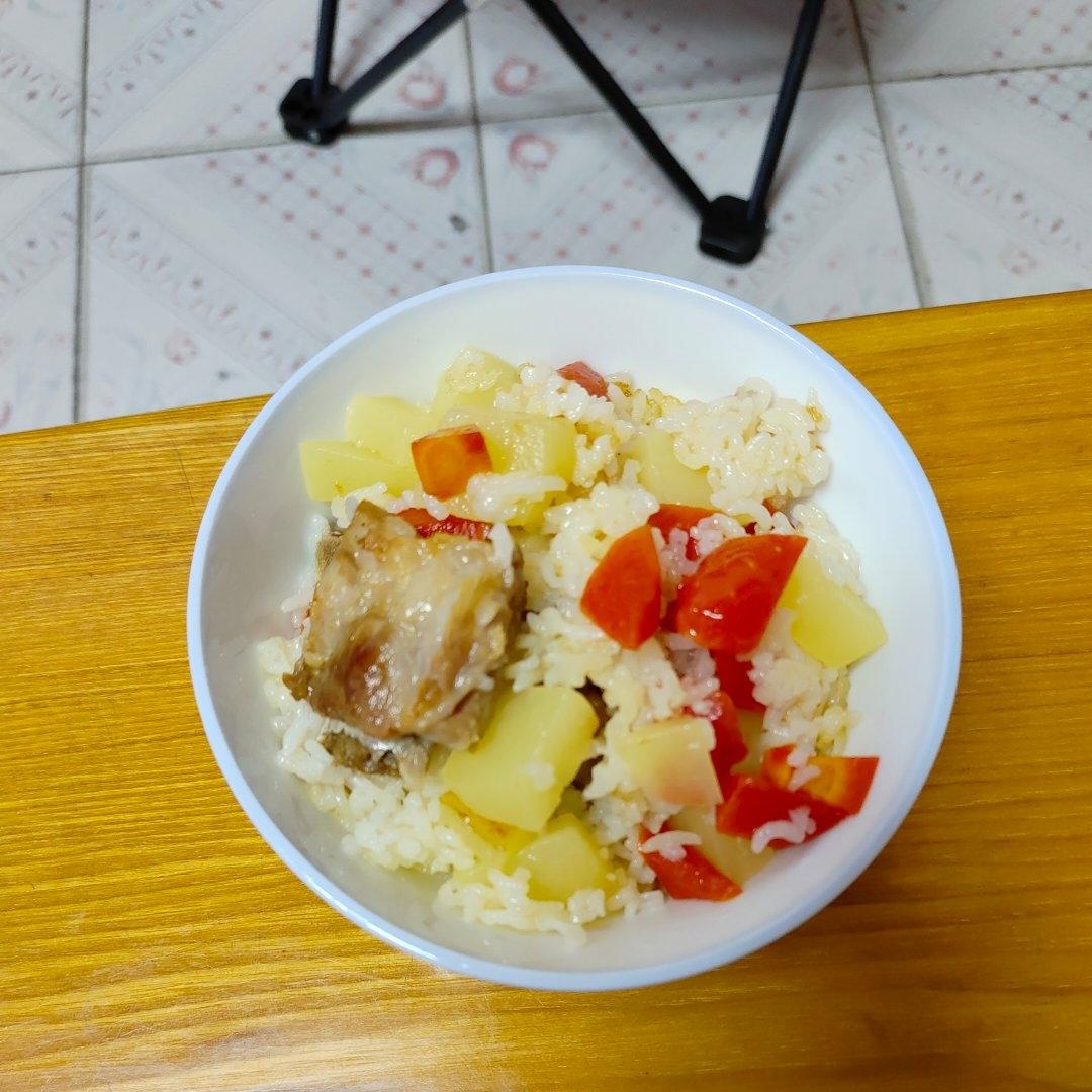 ⭐排骨焖饭⭐