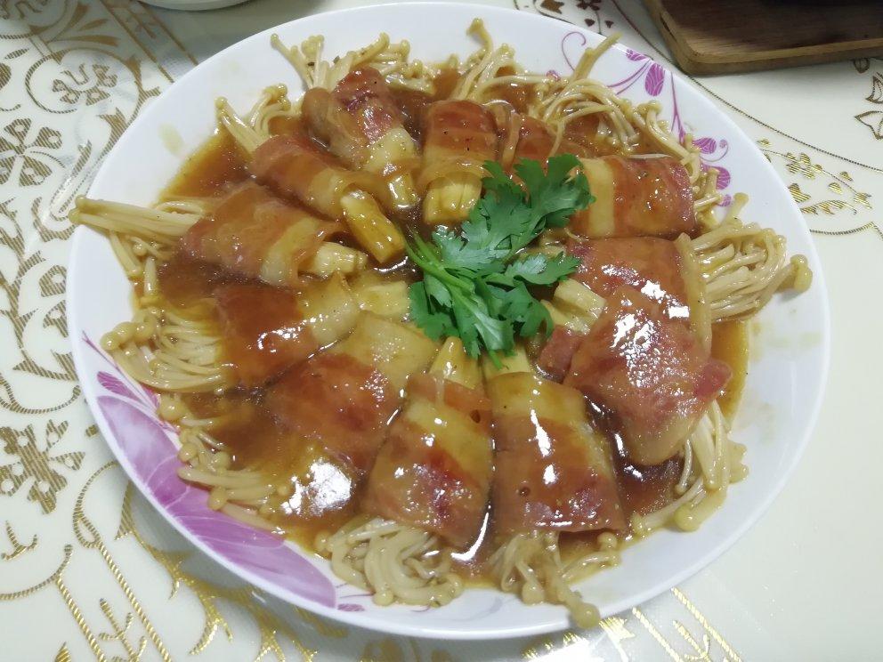 金针菇培根卷