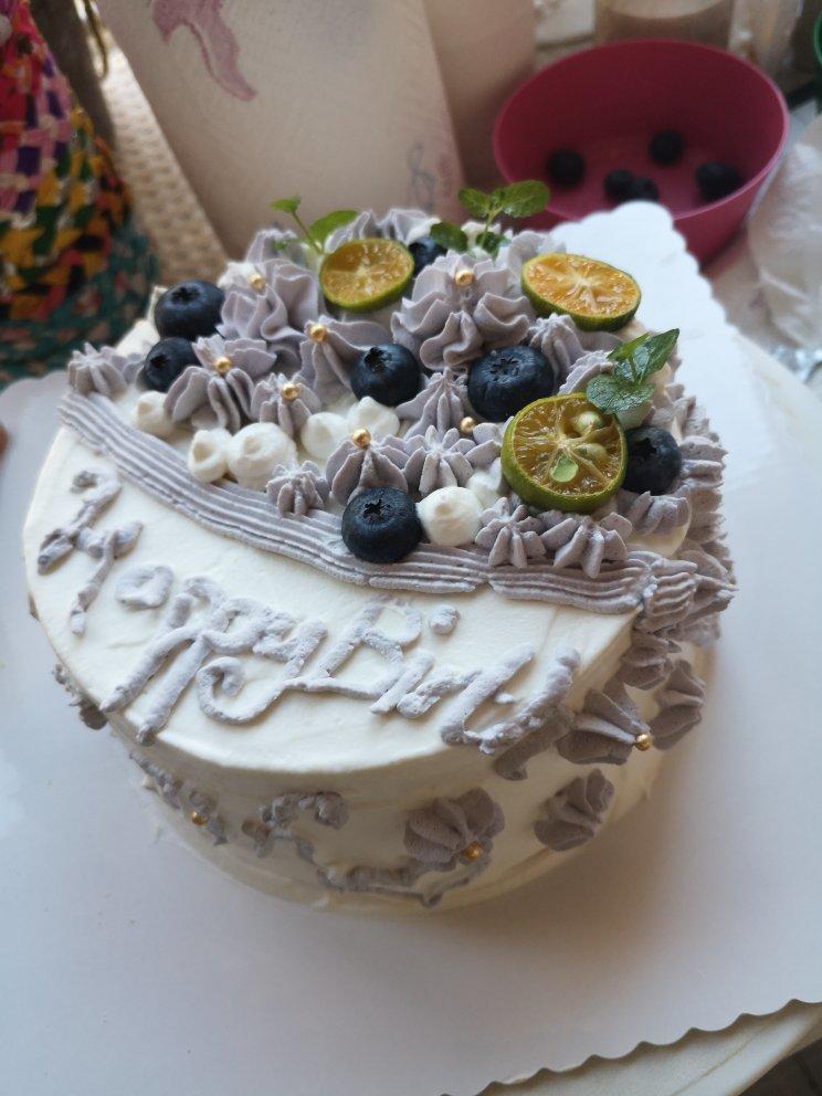 6寸原味戚风蛋糕