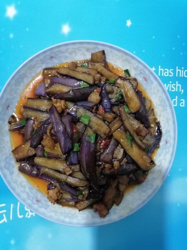 红烧肉沫茄子