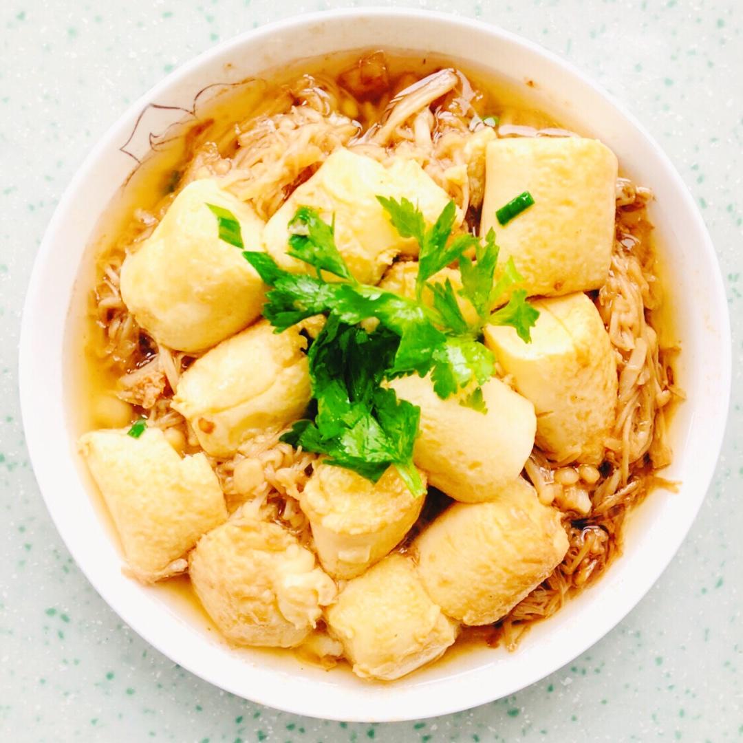 超级下饭菜--金针菇日本豆腐