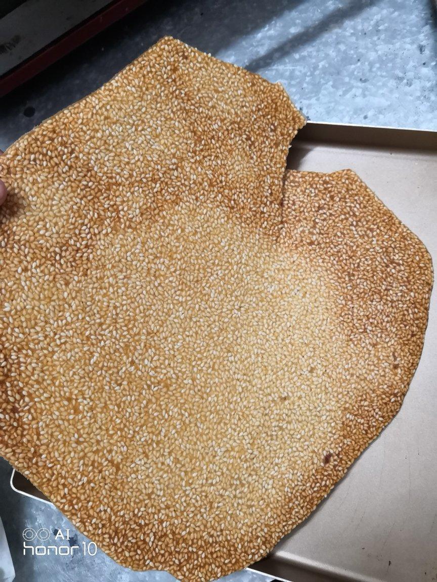 芝麻薄脆蛋白饼干