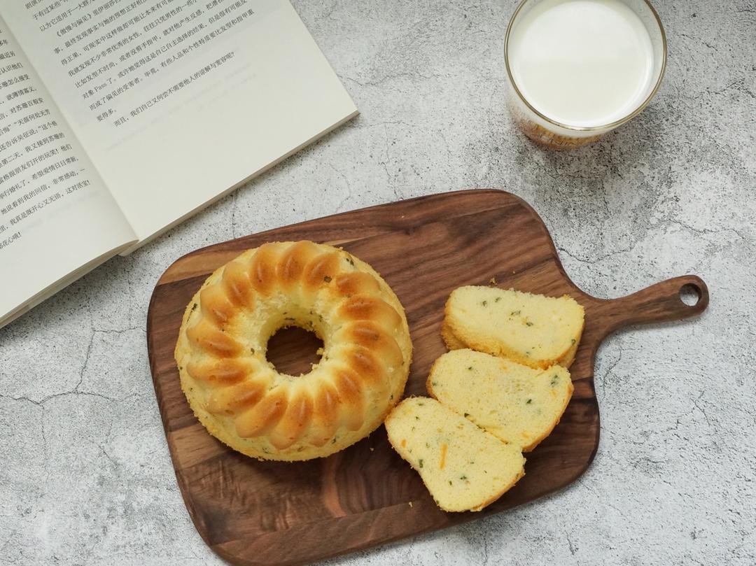 咸香戚风经典——黄金葱香肉松戚风