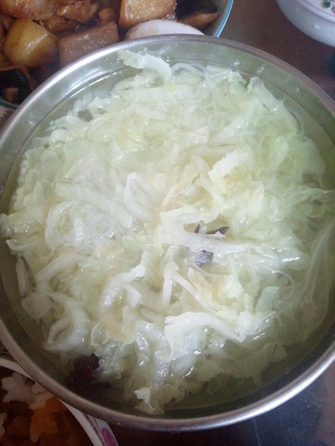 白菜粉丝汤