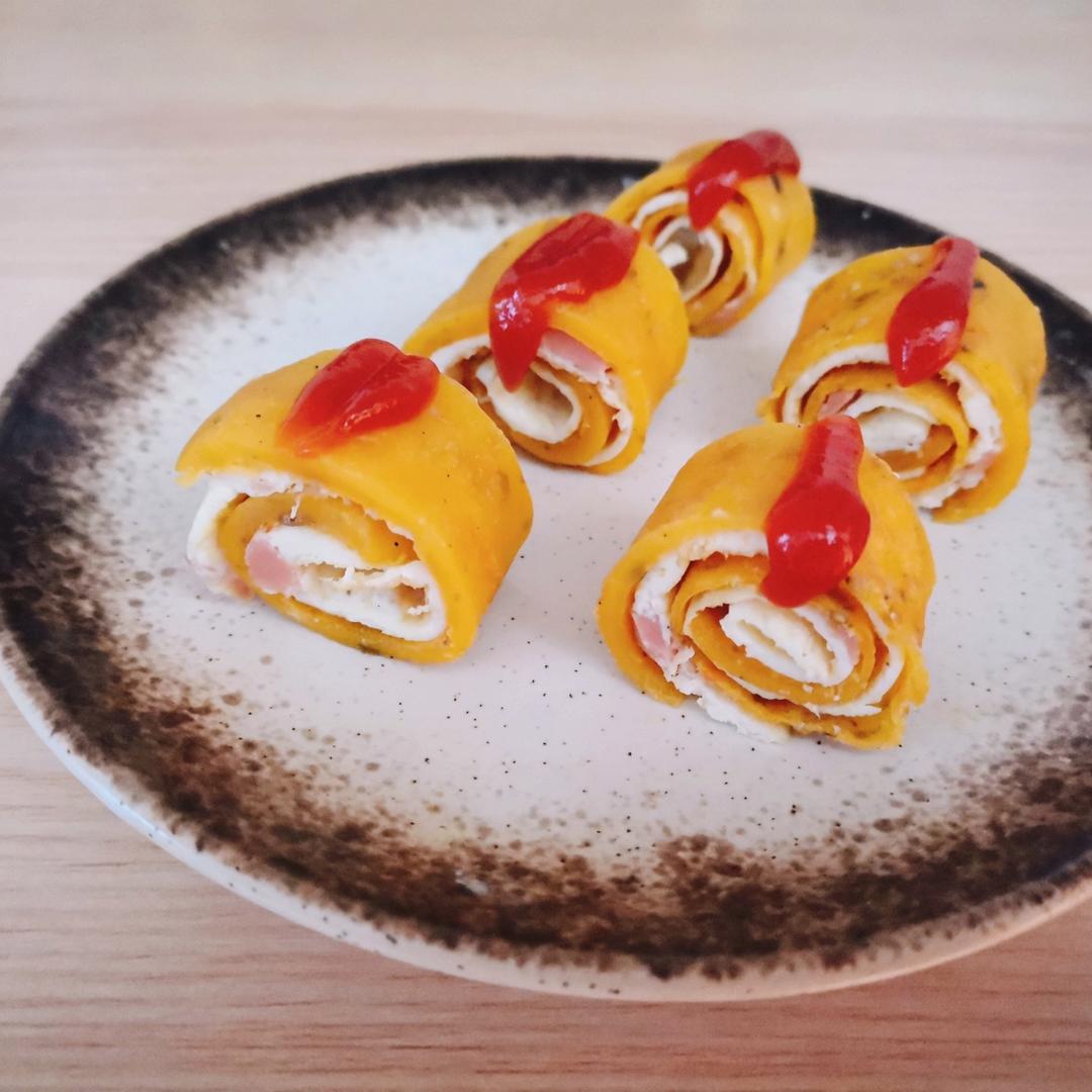 好吃好做的早餐鸡蛋卷
