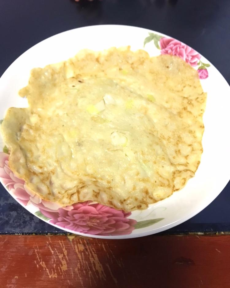 快速早餐鸡蛋葱花饼