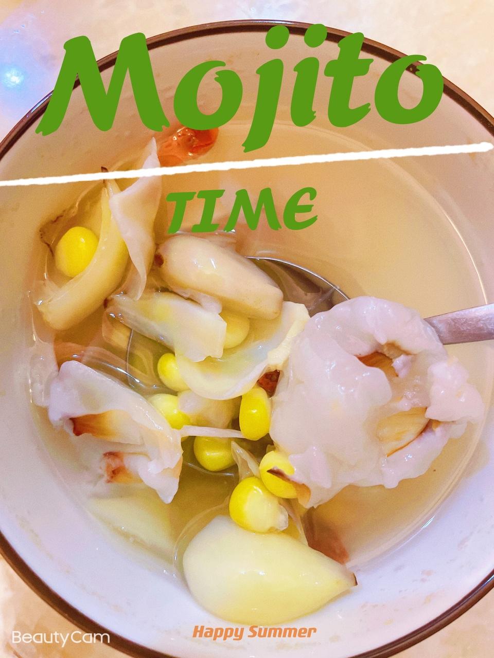 健康养生、抗疲劳补充维生素糖水-玉米荔枝新鲜百合水