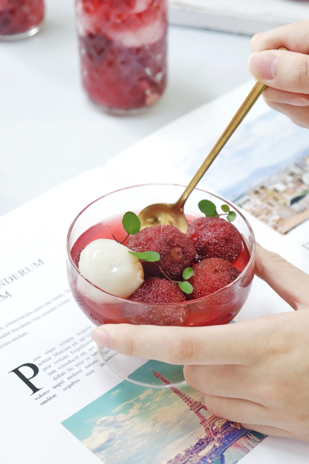 夏日季节限定特饮🔥杨梅荔枝糖水