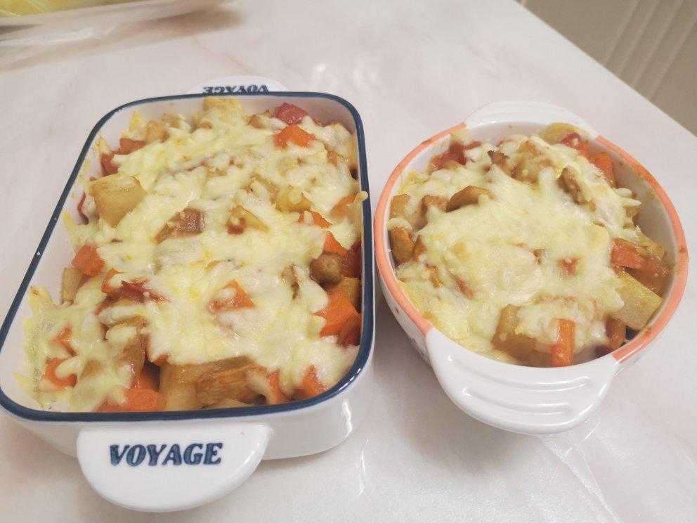 番茄鸡肉浓情焗饭【两人份】