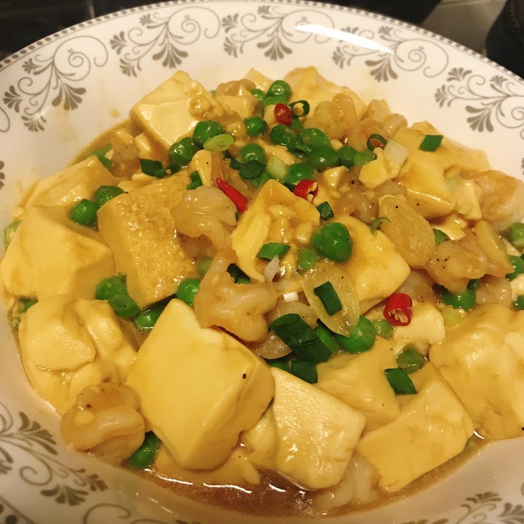 虾仁豆腐