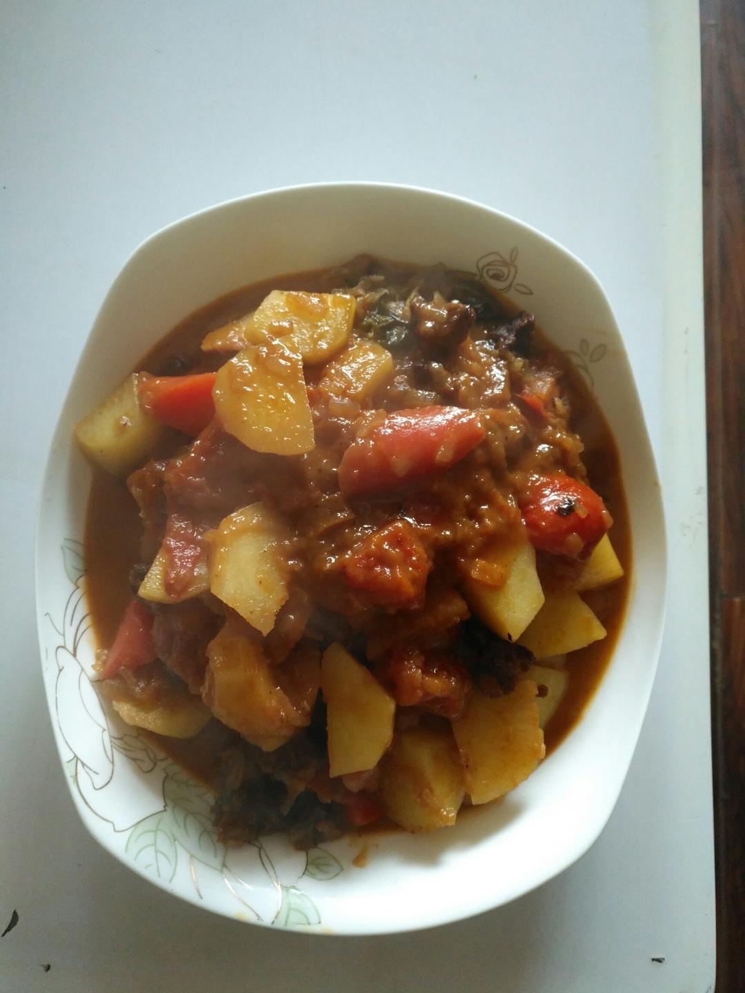 土豆炖牛肉