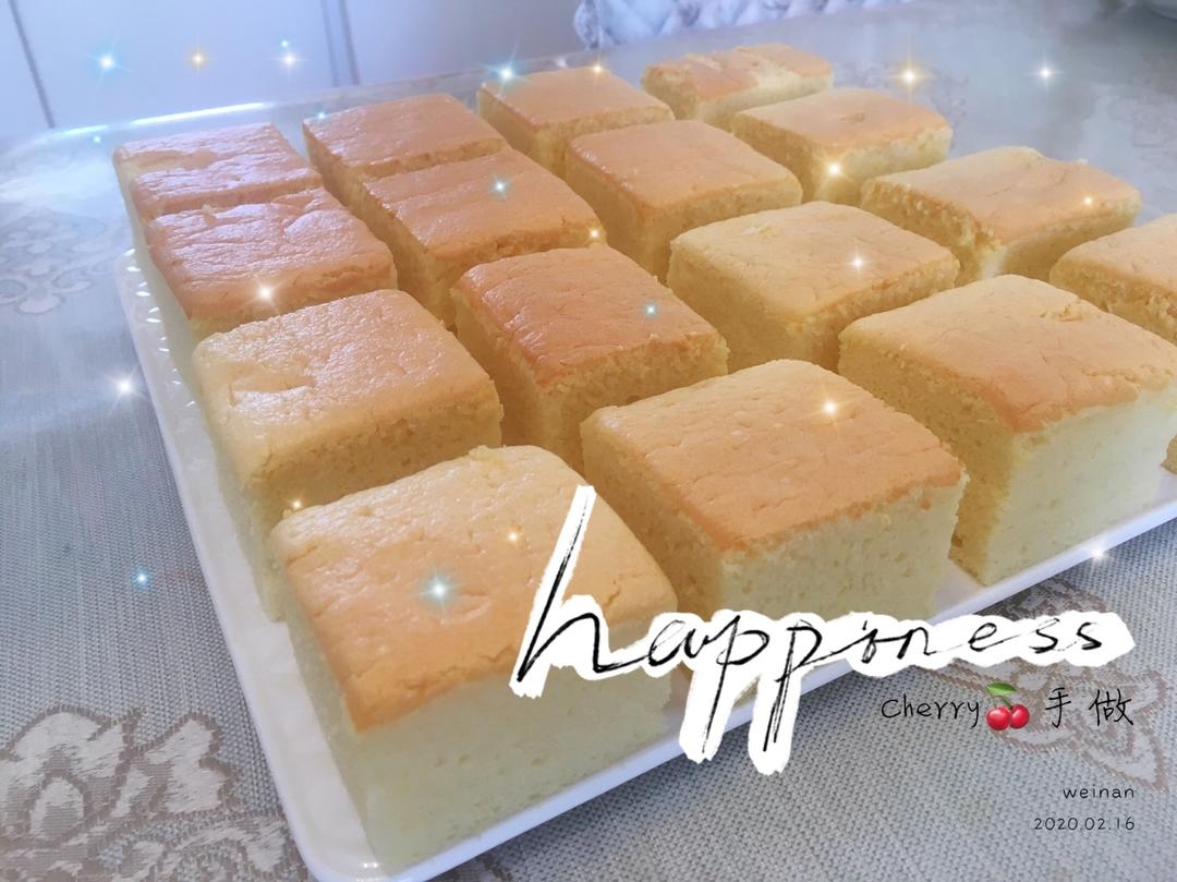 古早味蛋糕....烫面水浴法