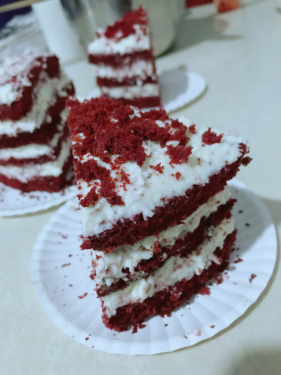 超正宗的红丝绒蛋糕