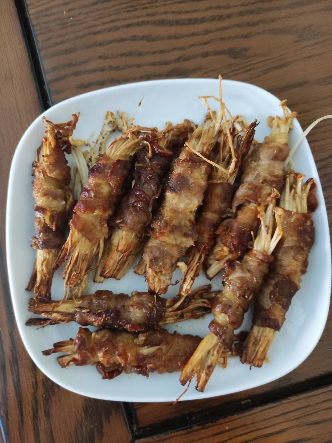 空气炸锅肥牛金针菇