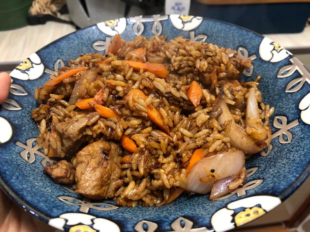 孜然羊肉炒饭