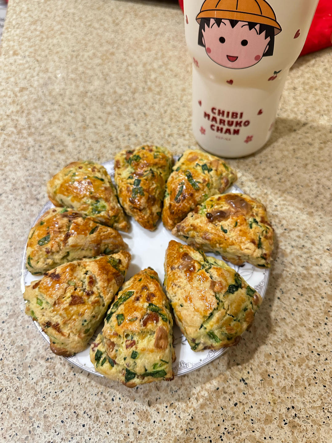 菠菜培根咸司康