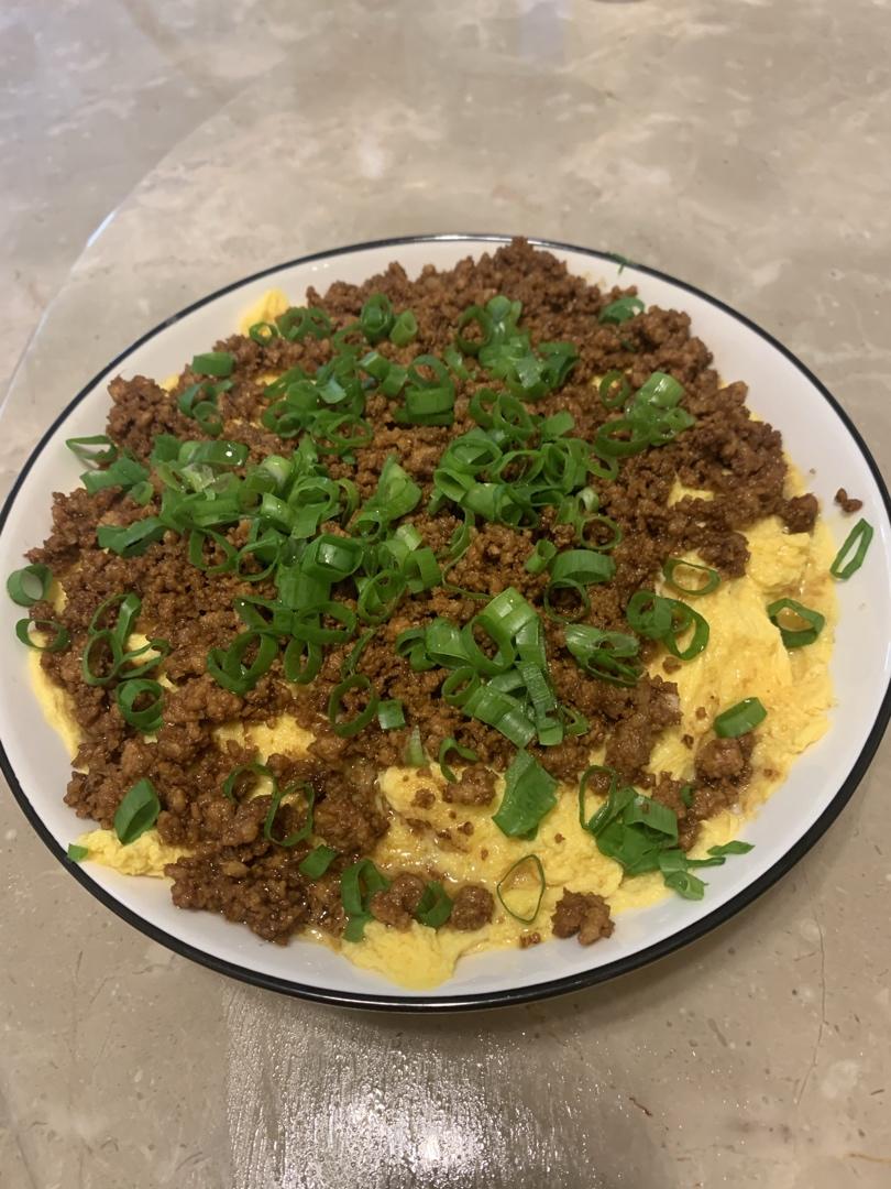 肉末豆腐蒸蛋
