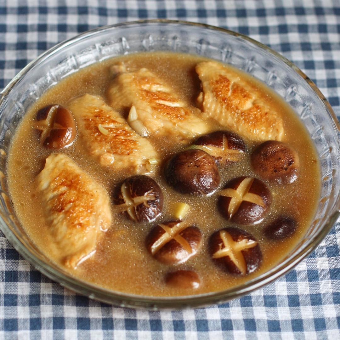 k-喵爪做的香菇鸡翅