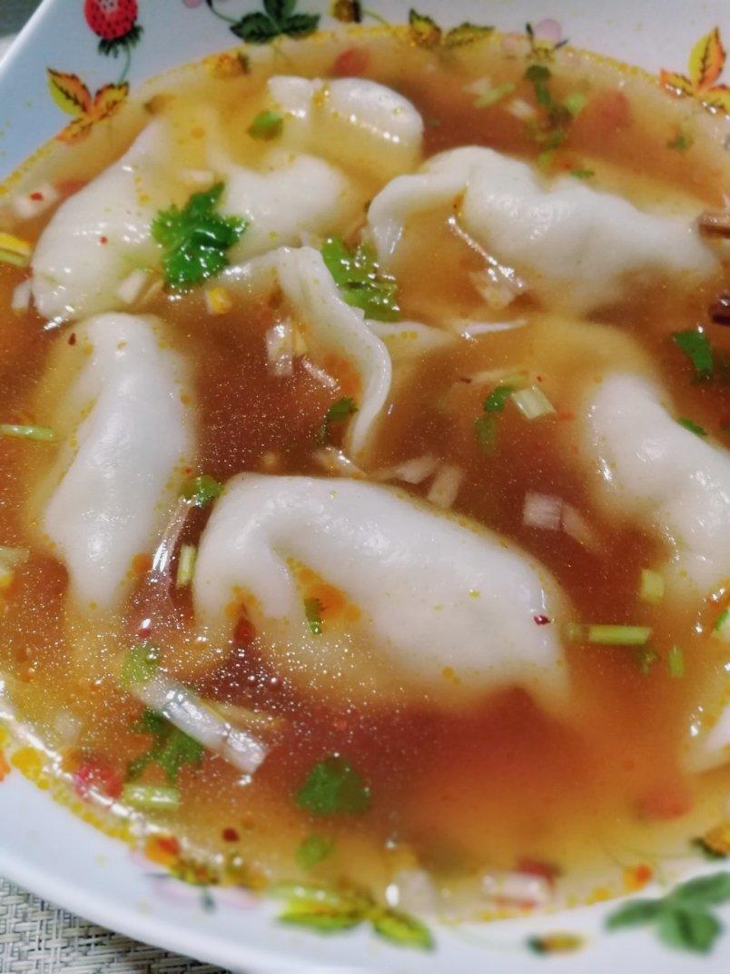 小鱼儿828做的酸辣汤饺