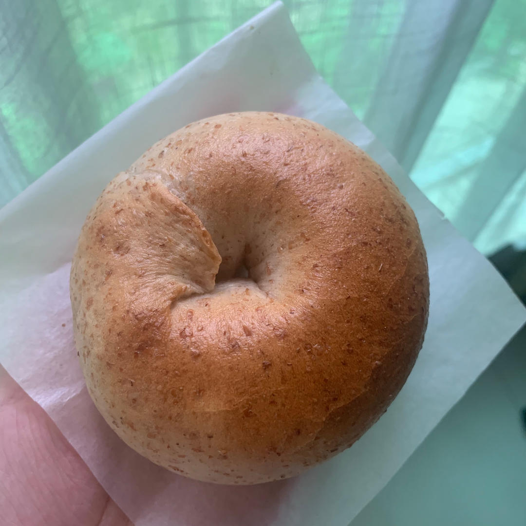 全麦贝果，低糖无油