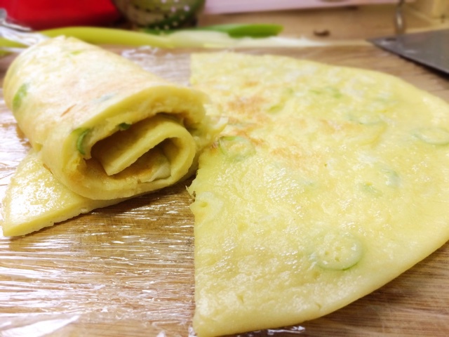 葱花鸡蛋饼