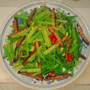 香芹炒豆干的做法 步骤8