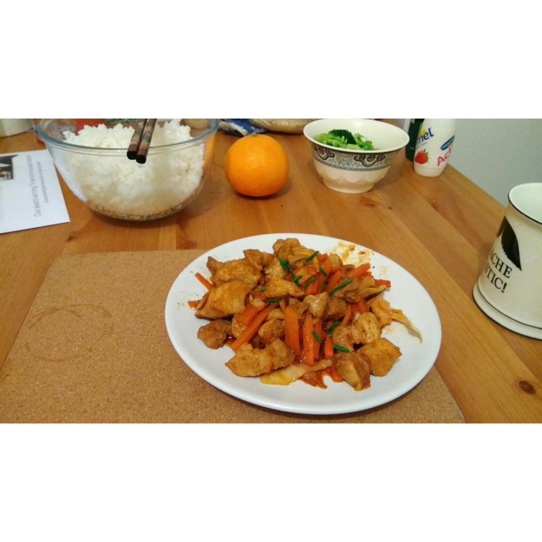 辣白菜炒五花肉