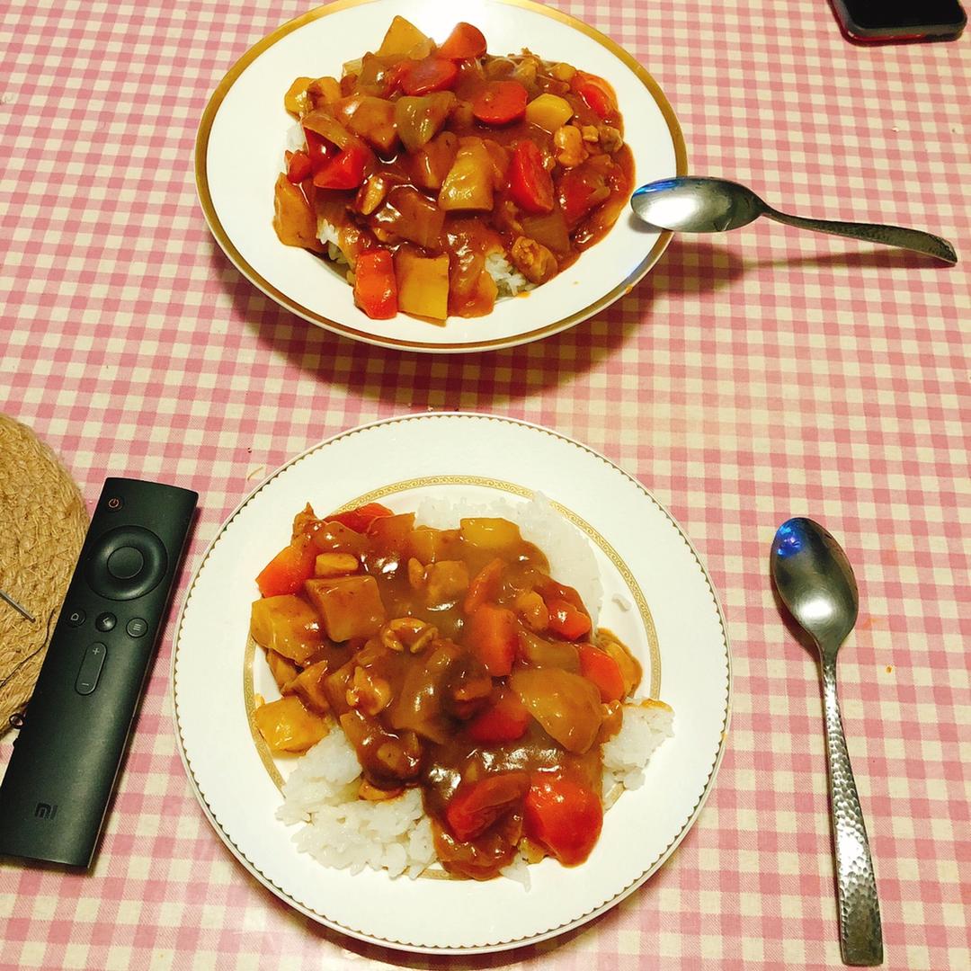 咖喱鸡肉饭