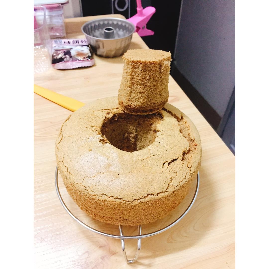 黄豆粉戚风蛋糕