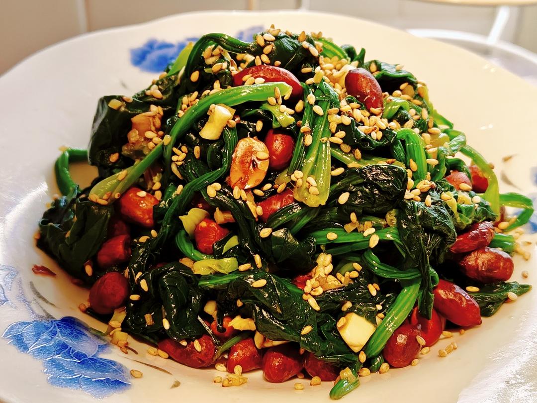 比店里都好吃的快手菜老醋菠菜