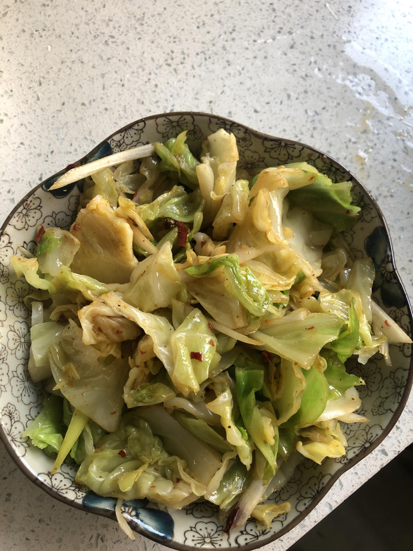 开花的树树做的这才是孜然甘蓝正确的做法饭店的味道错过就可惜了