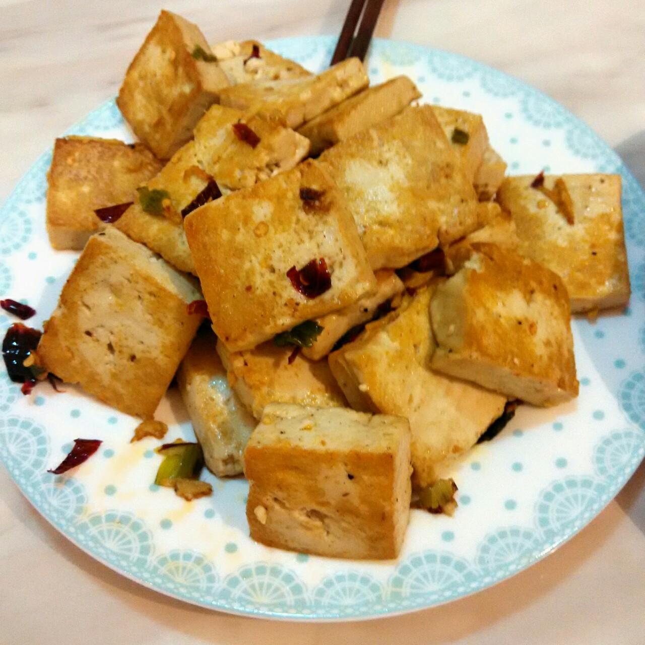 油煎豆腐的做法