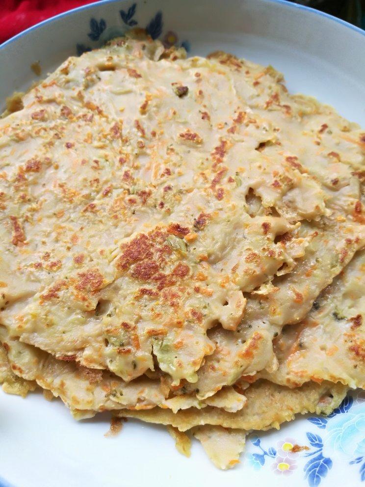 宝宝辅食之水果蔬菜鸡蛋饼