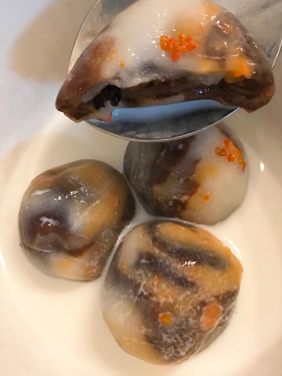 虎虎生威～虎纹汤圆