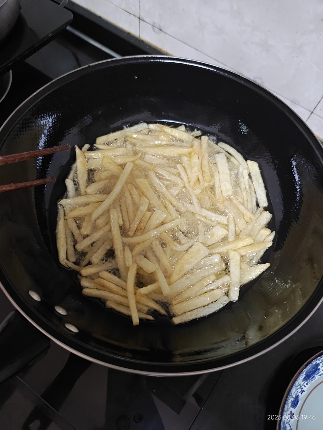 自制炸薯条
