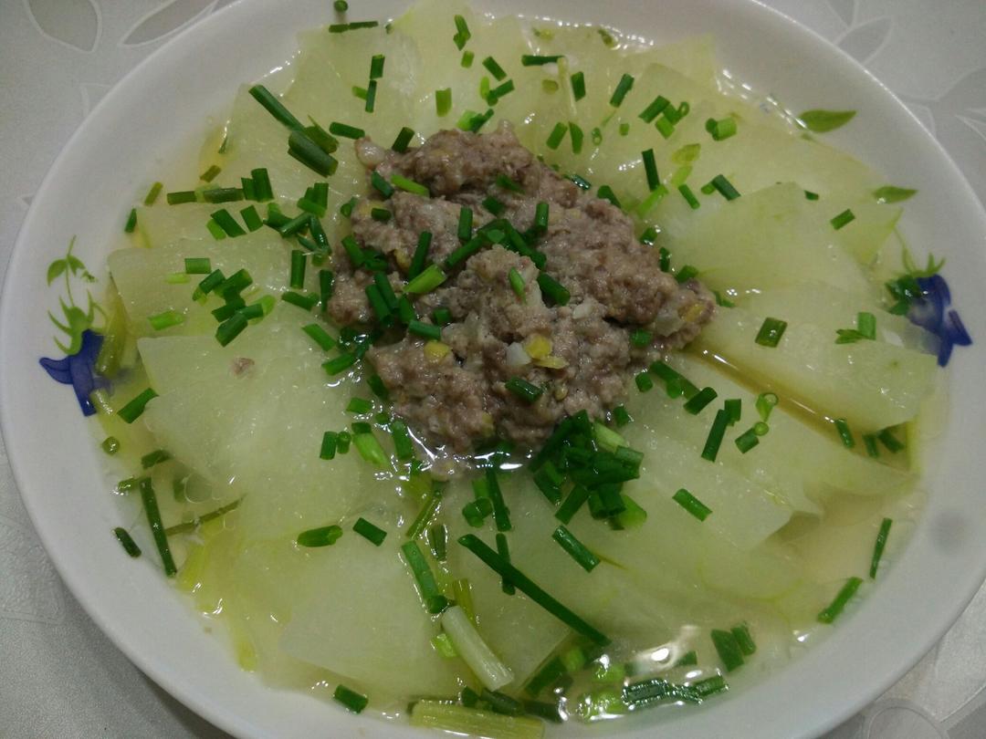 肉末蒸冬瓜