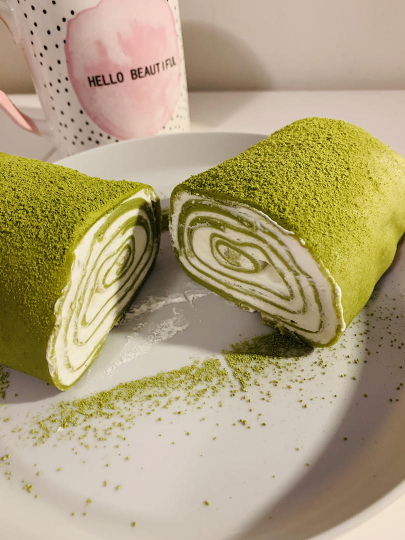 【抹茶毛巾卷】