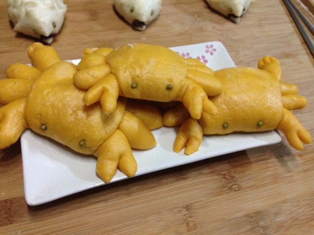 螃蟹南瓜包