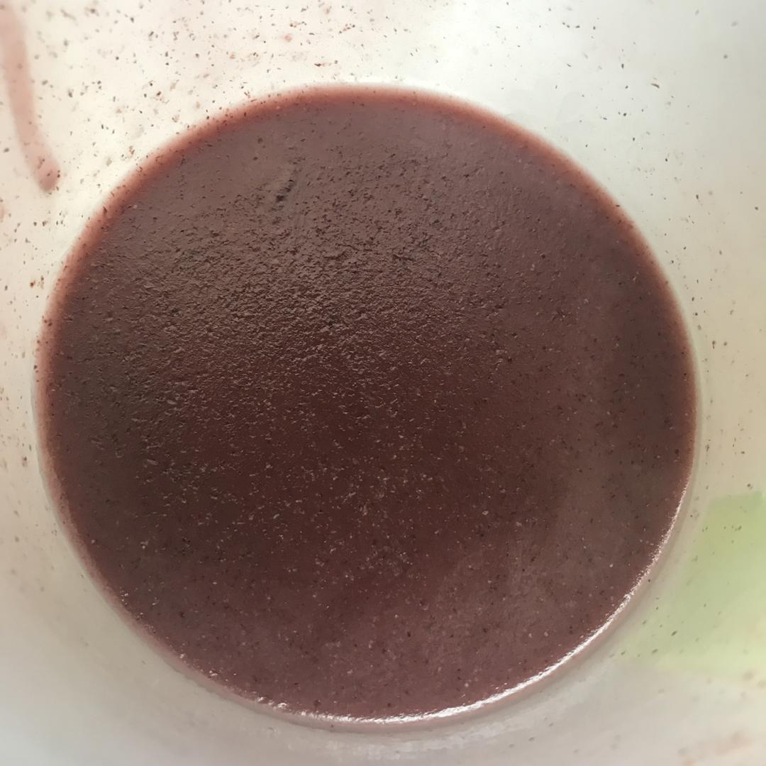 小麦胚芽黑米糊